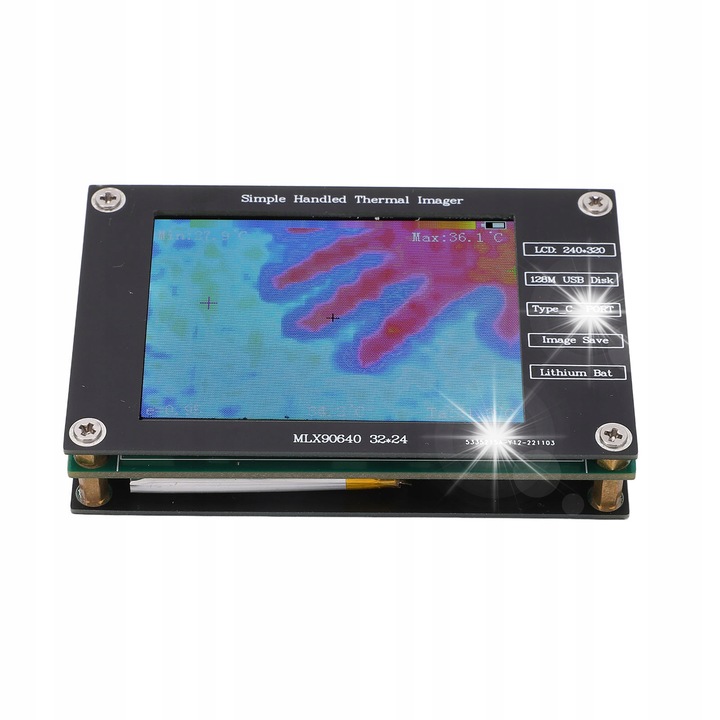 Camera termografica, 320x240, -40 pana la +300°C, compacta, cu acumulator