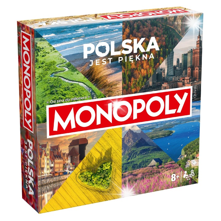 Настолна игра, Полша, 8 пионки, 28 карти, многоцветен