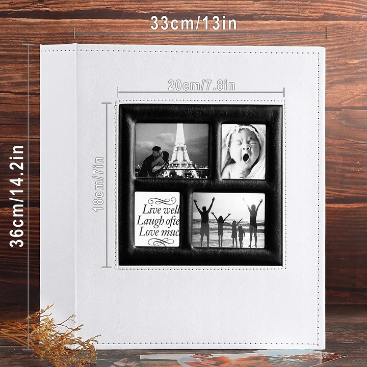 Album foto, alb, 10x15cm, 500 poze, piele, 34x32cm