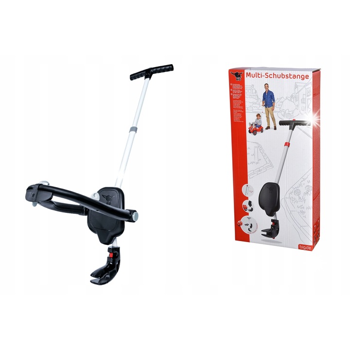 Предпазна щанга за кола Bobby Car с облегалка и система за безопасност, Big, 88x108см, многоцветна