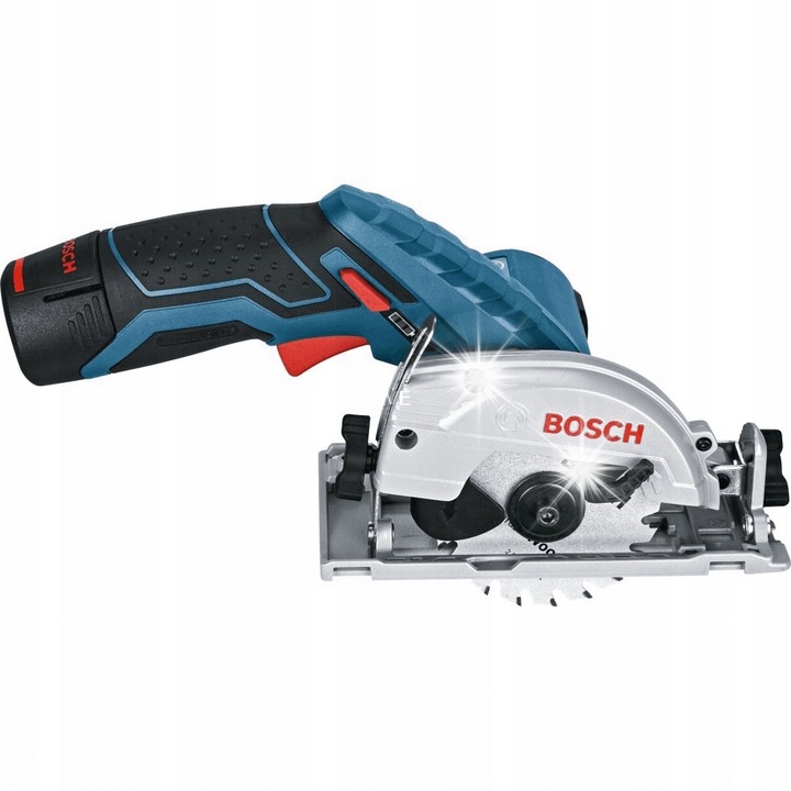 Fierastraie electrica Bosch GKS 12V-26, set cu adaptor de praf, ghidaj paralel, 85mm, 1,4kg