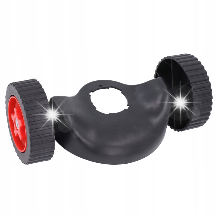 Set 2 kolo suport pentru taietor de iarba, ABS si nylon, multicolor