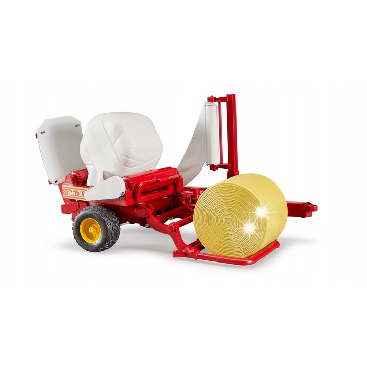 Owijarka pentru baloti Bruder, set cu doua baloti, 40x14,6x17,1cm, plastic