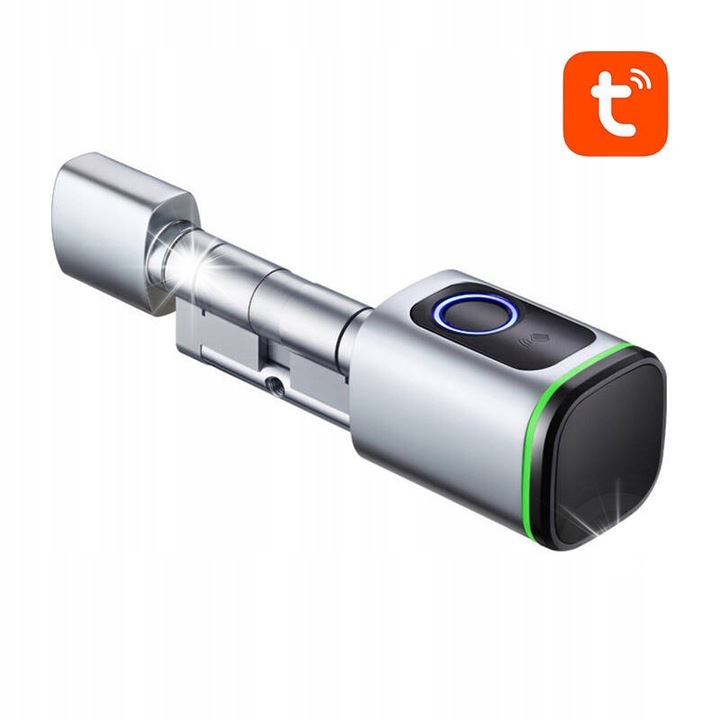 Intelligens ujjlenyomat-zár, Avatto SDL-S1-S70, 4 feloldási mód, ezüst, 70mm