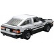Конструктор CaDA Toyota AE86 Initial D, 325 елемента, бяло-сив, 1:20