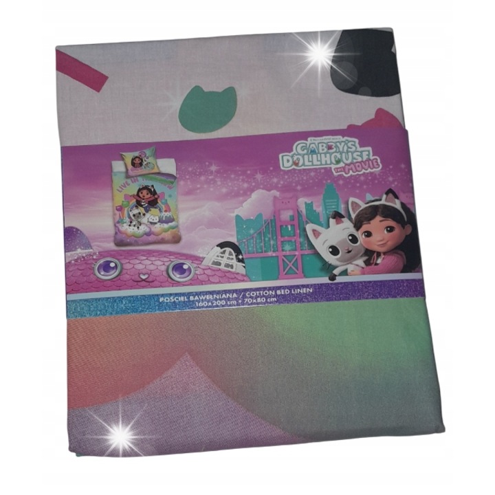 Carbotex ágynemű, Koci Domek Gabi, 160x200cm, 100% pamut, teljes szett