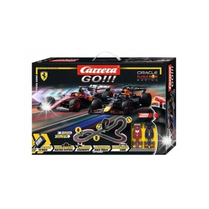 Set pista Carrera GO!!! SPEED ZONE 6,3 m + 2 masinute