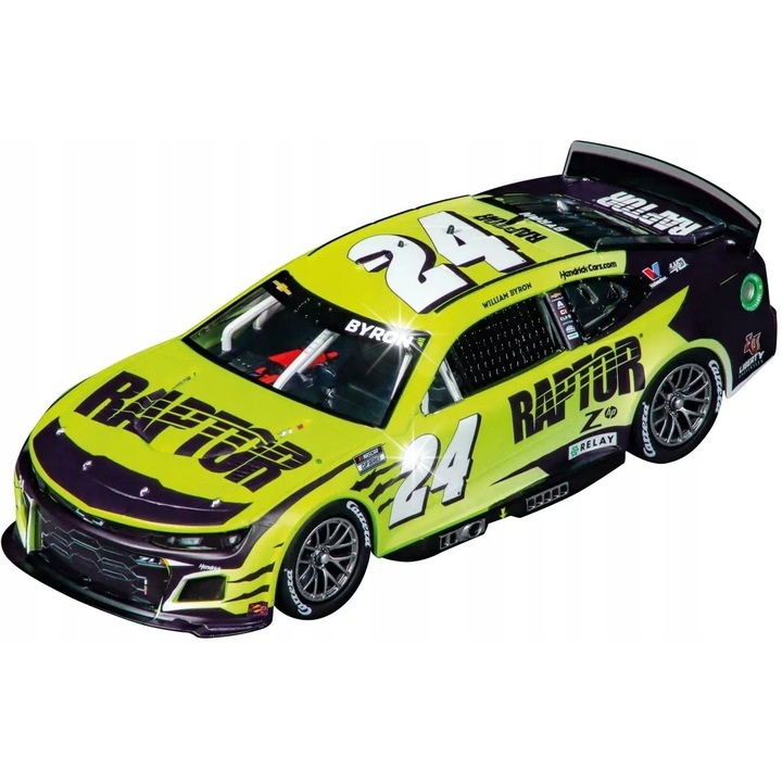 Automacheta Carrera EVOLUTION NASCAR Camaro NextGen ZL1, Hendrick Motorsports, William Byron, 1:32, fények, 15x6,5x4,5cm