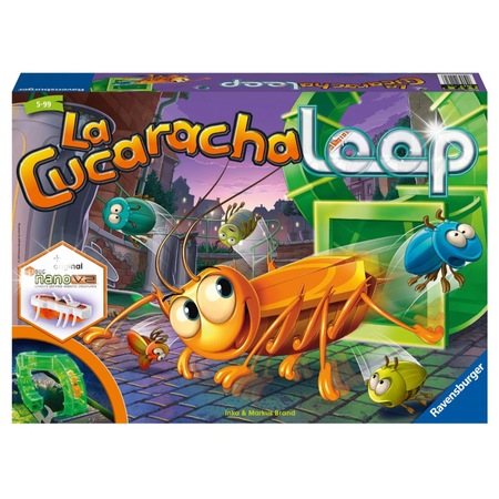 Joc de societate La Cucaracha Loop, 1 karaluch Hexbug Nano V2, 12