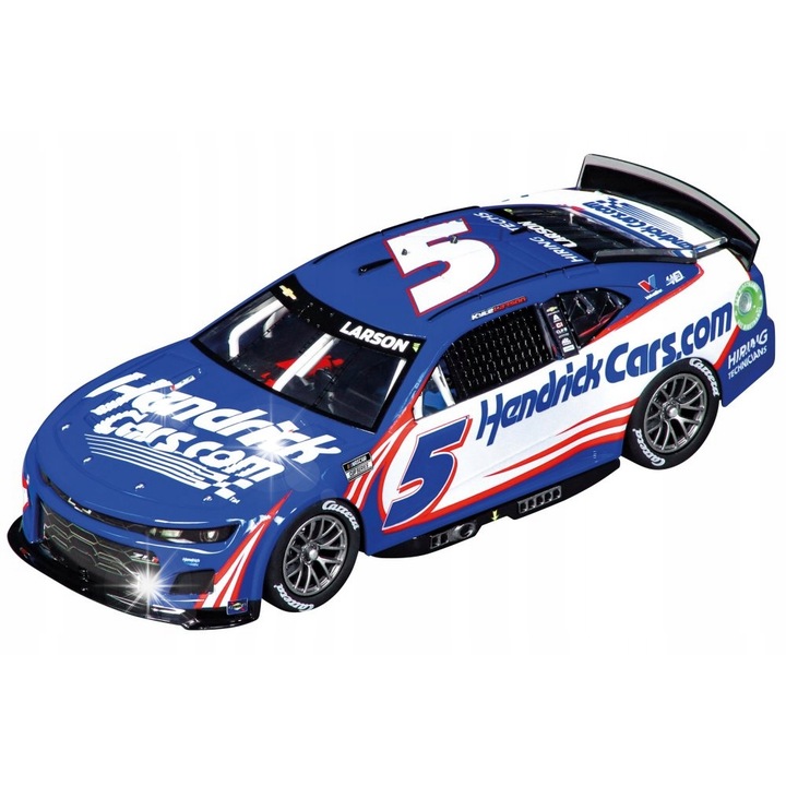 Automacheta Carrera NASCAR Camaro NextGen ZL1 Kyle Larson No.5 1:32, 15.5x6.5x4cm, fényekkel