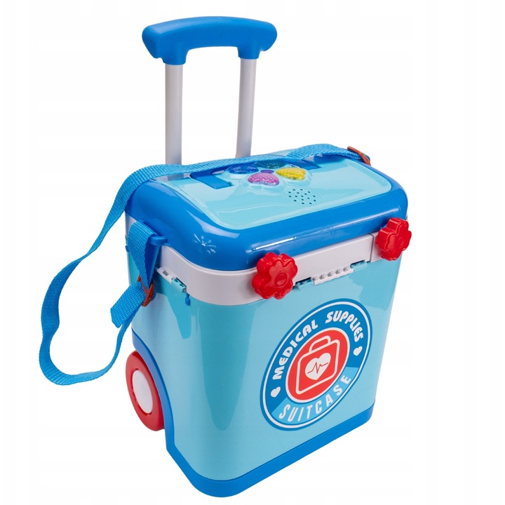 Set joaca doctor, 21 accesorii, pentru copii, 3 ani+