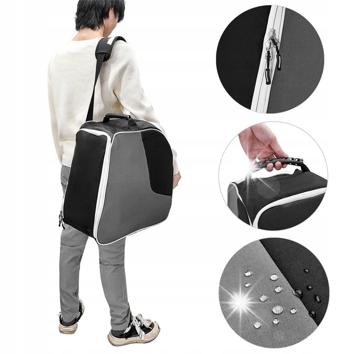 Geanta de transport pentru echipament de schi, huse protectie articole sportive