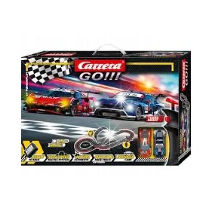 Set pista Carrera GO!!! GT POWERPLAY 4,9 m + 2 masinute