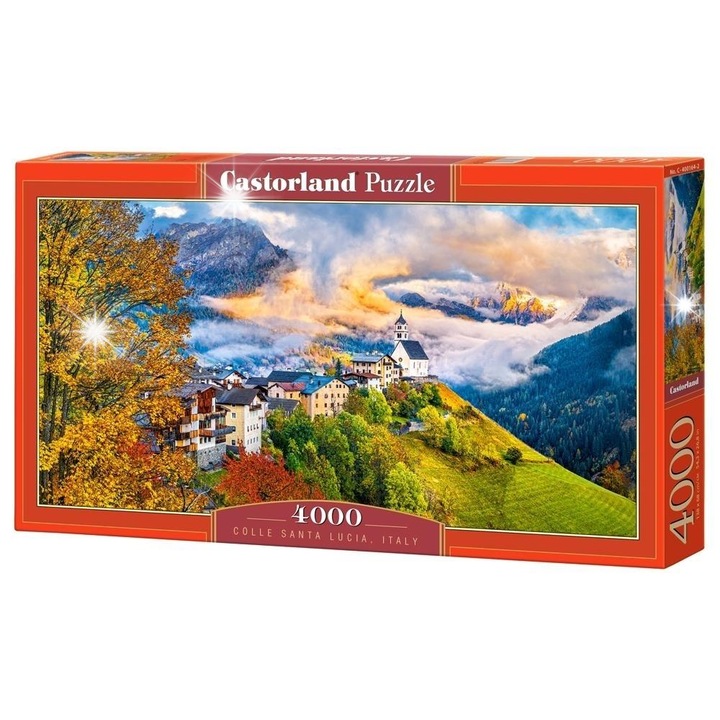 Пъзел 4000 ел. Castorland, Colle Santa Lucia, 138x68см, комплект с 3 торбички