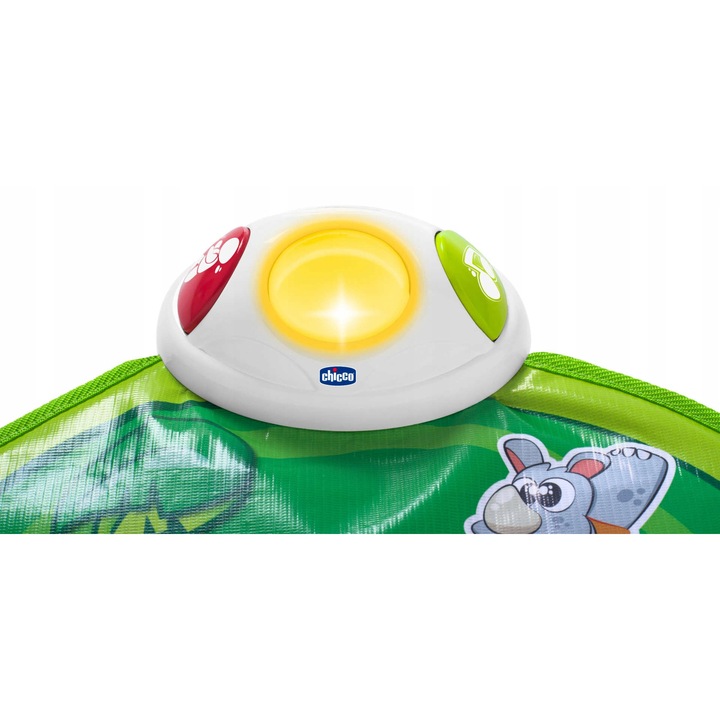 Mata electronica de joc Chicco, 10 campuri, multicolor, 2-5 ani