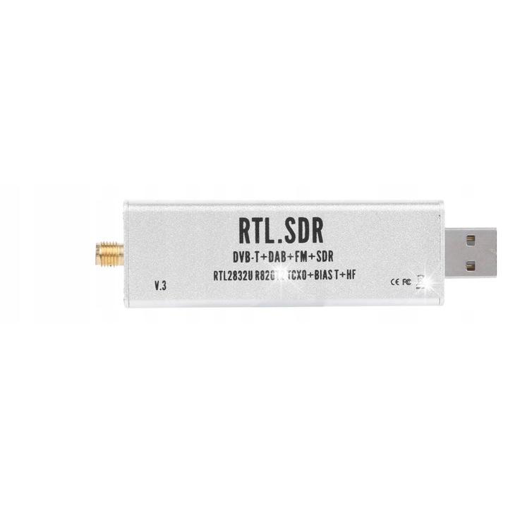 Tuner radio SDR, 0.1-1.7 GHz