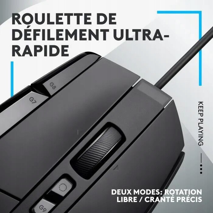Mouse de gaming, Logitech, G502 X, 13 butoane, cu cablu, negru - eMAG.ro