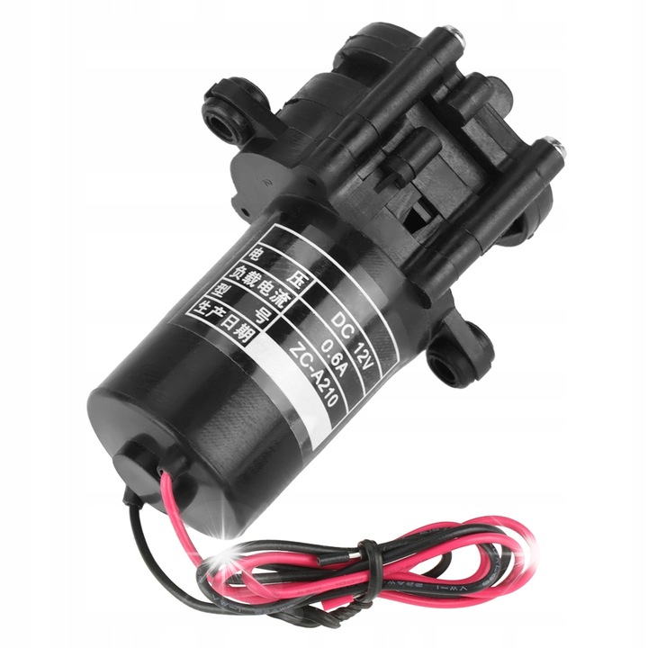 Pompa apa autoamorsanta 12V, 0,6A, 1,32 l/min, 50 dB