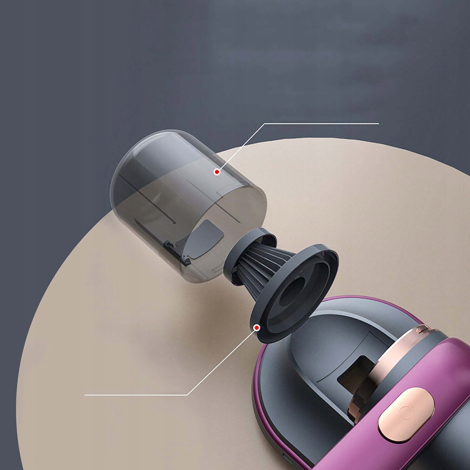 Aspirator pentru acarieni, cu lumina UV, pentru saltele si canapele