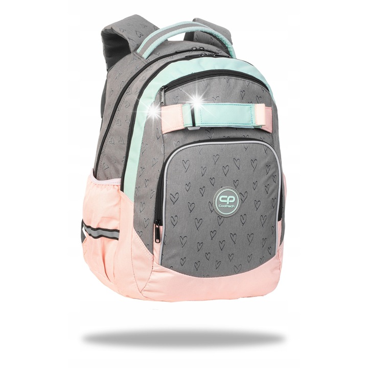 Coolpack LOOP iskolatáska, 2 rekeszes, Whipped Cream színű, 43x33x19cm, 27l