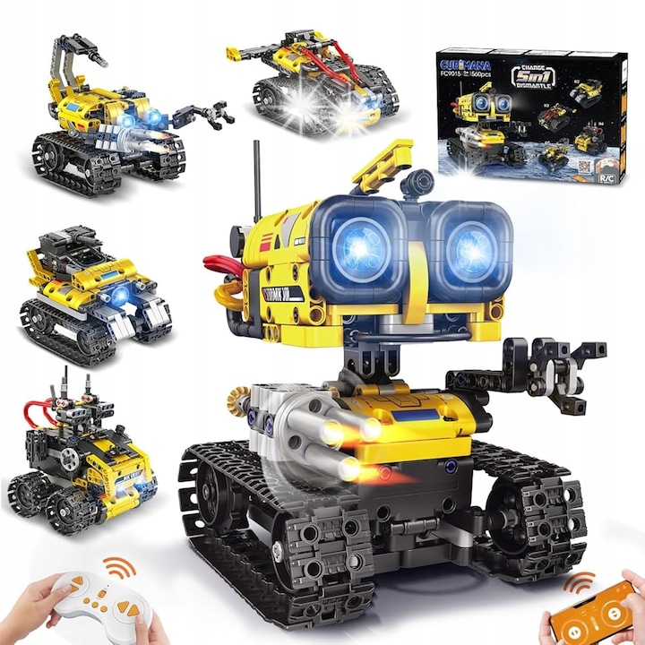 Set de constructie CUBIMANA, 5 in 1, 560 piese