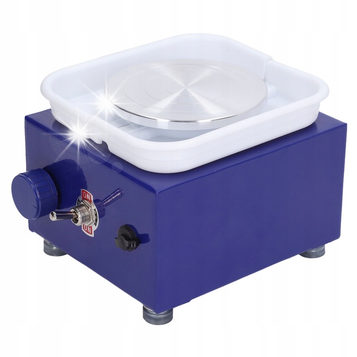 Комплект мини грънчарско колело, 0-2000rpm, 14,8x13,3x10см