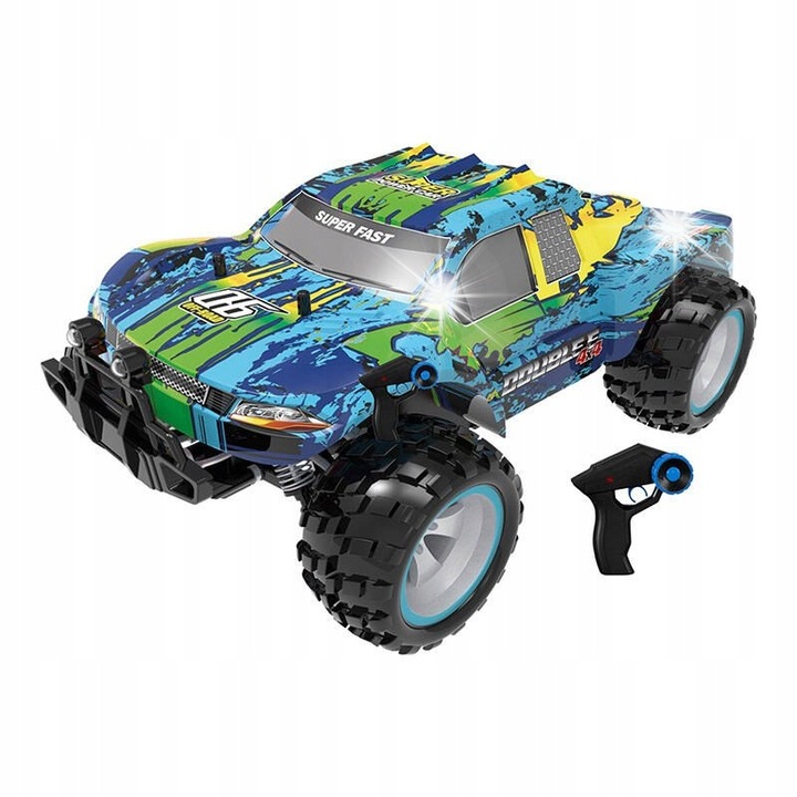 Masinuta RC 4x4 Double Eagle Buggy E330-003, verde, 20 km/h, set cu acumulator 7.4V