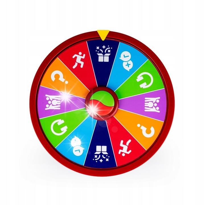 Interaktív feladatkerék, DUMEL, 300 kihívás, 2-6 játékos, 8+, elemekkel