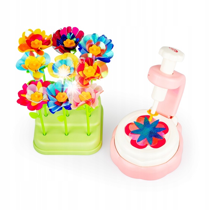Set joaca gradinarit, DUMEL, masinuta, accesorii pentru buchete de flori