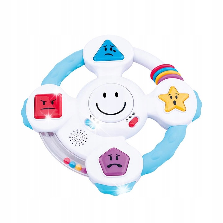 Образователна дъска DUMEL ZAKRECONE EMOCJE, 7 мелодии, 70 звука, 25x27x4 см