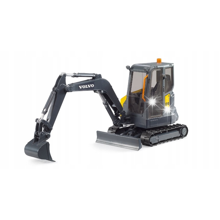 Utilaj de constructie de jucarie, Bruder, excavator compact ECR40, 24x12x15cm