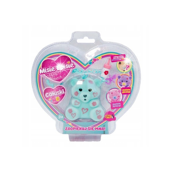 Ursulet, set 1 ursulet, 7cm, culoare menta