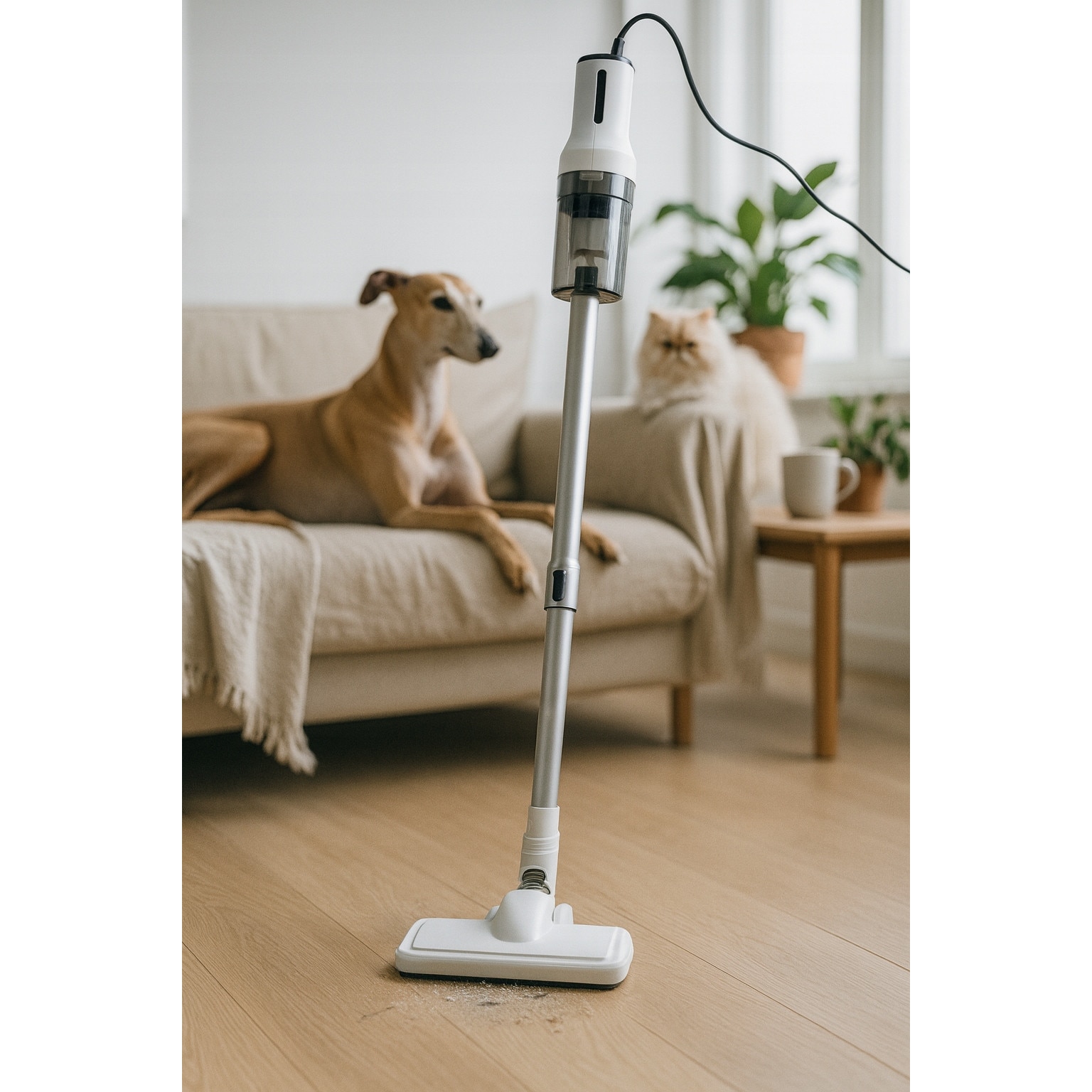 Aspirator vertical fara sac Etika 2 in 1 600W HEPA H13