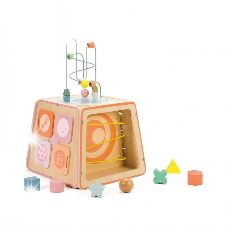 Classic World tevékenységi kocka, többszínű, 18 hónapos kortól