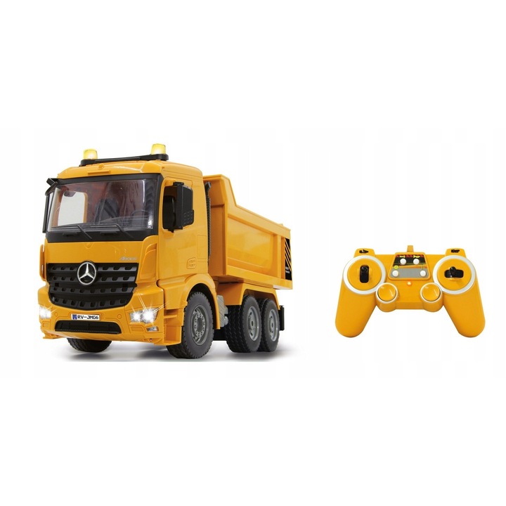 Camion de jucarie Mercedes Arocs 1:20, 35cm, 4x4, cu telecomanda