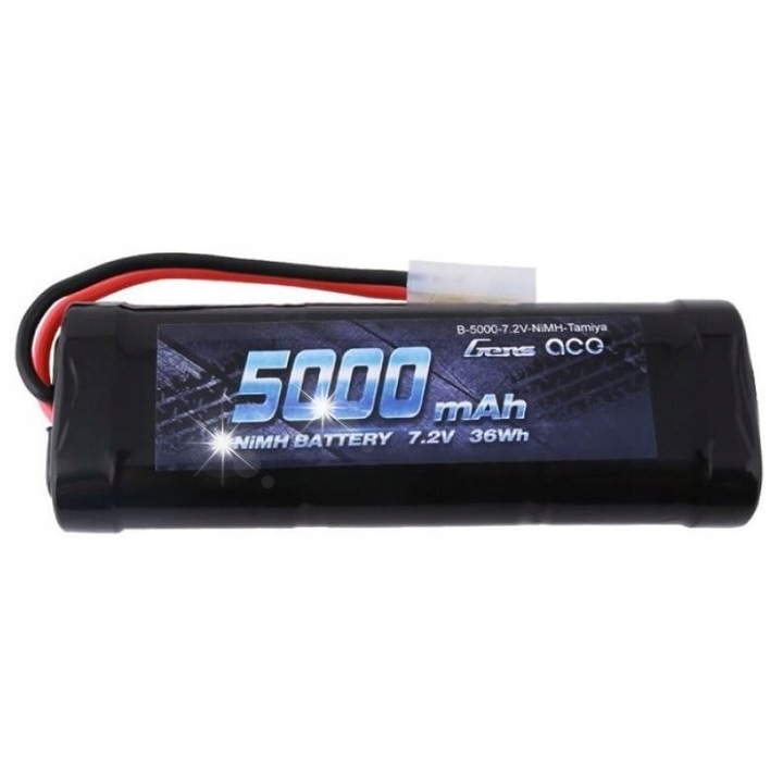 Acumulator LiPo Gens Ace 5000mAh 7.2V, 142x49x26mm, Softcase, Tamiya