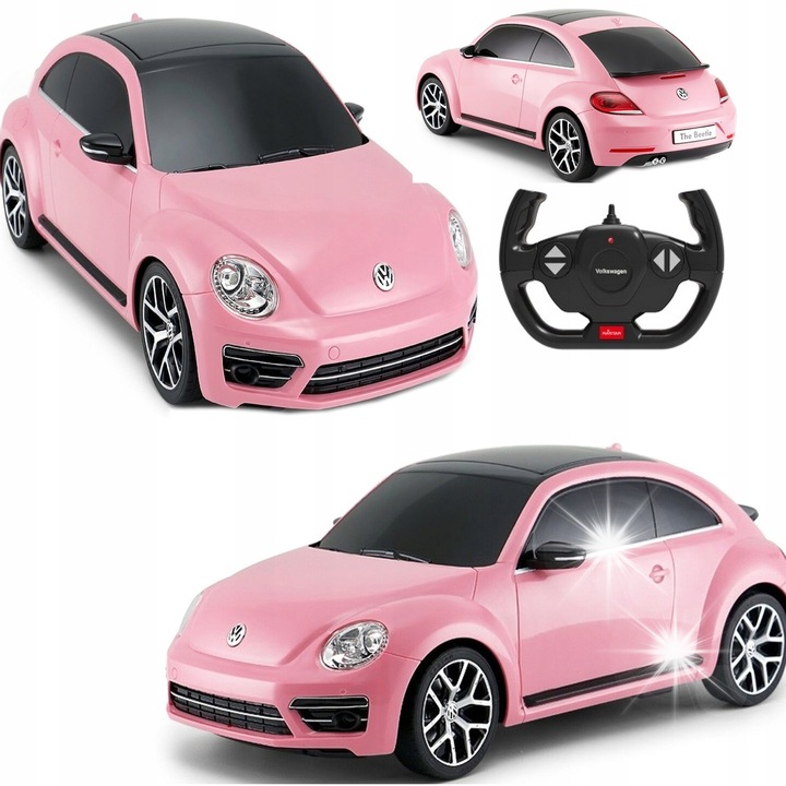 Távirányítós autó COIL, Garbus modell, 1:14, LED, 31x14x10cm, szett