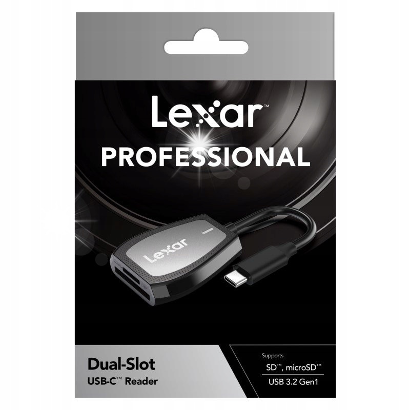 Cititor de carduri profesional USB-C cu dublu slot Lexar