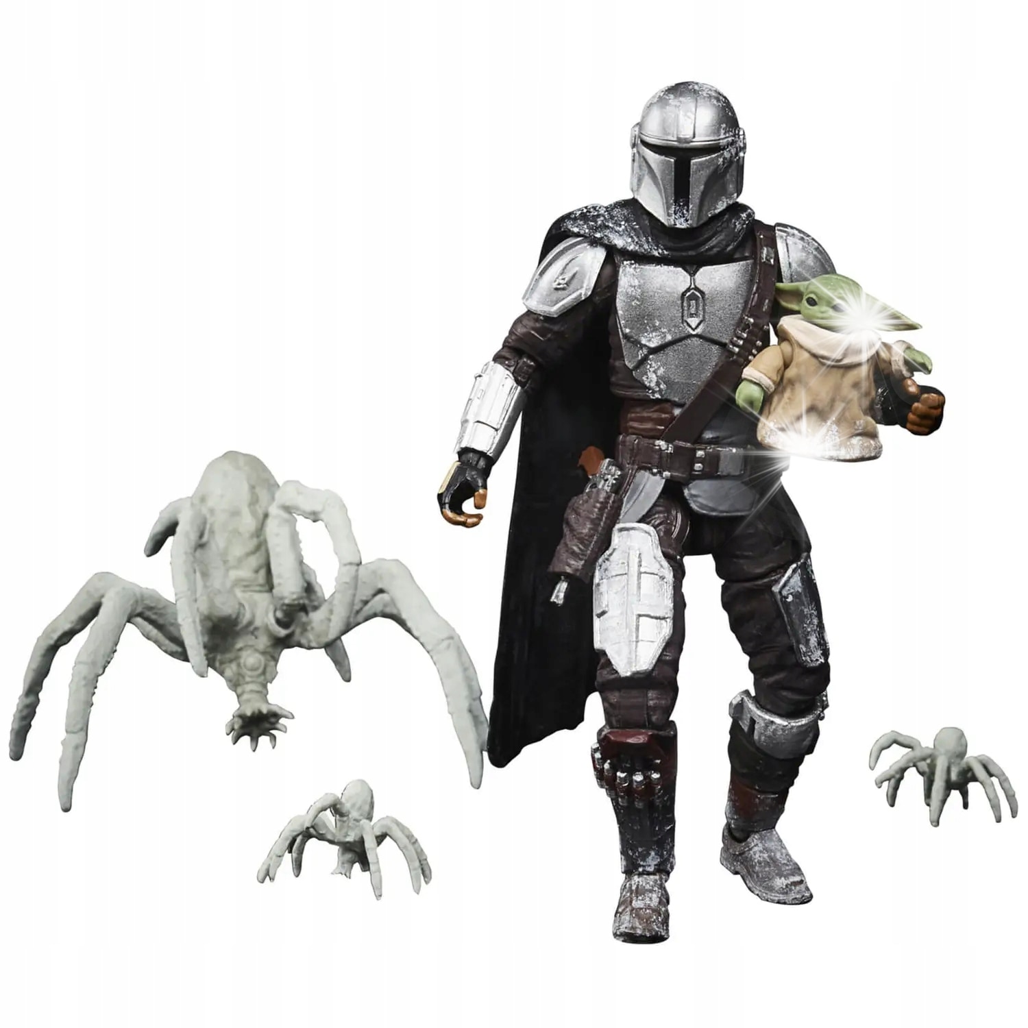 Figurine Star Wars, The Mandalorian & Grogu, 9,5cm, set cu