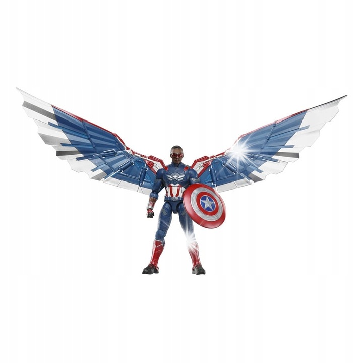 Фигурка Hasbro Captain America Brave New World, 15 см, многоцветна, с аксесоари