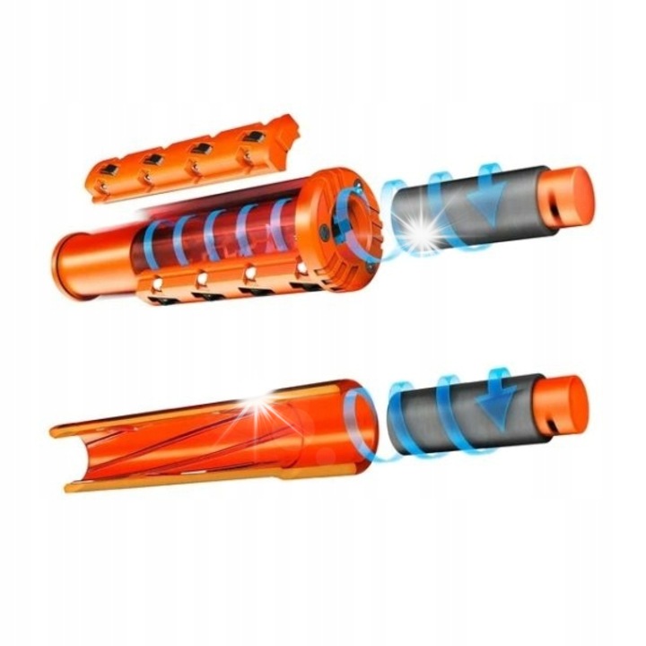 Set accesorii Dart Zone PCAR si BCAR pentru arme de jucarie, plastic, 16 mm, 14+