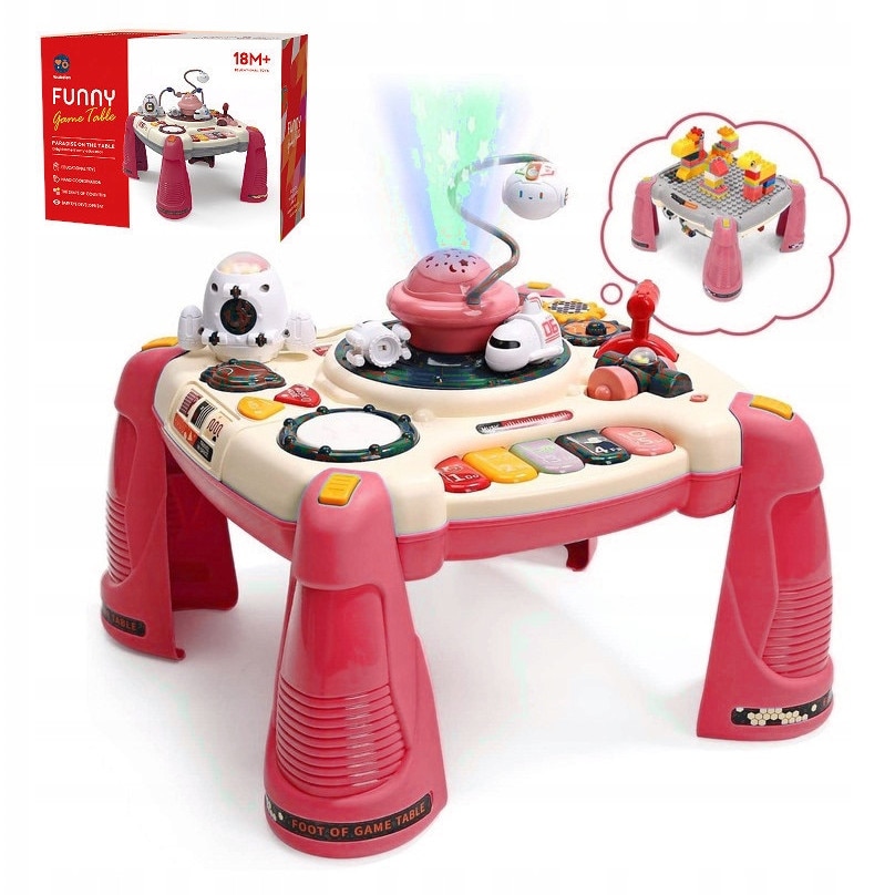Masa interactiva educationala, 2 in 1, proiector cu stele