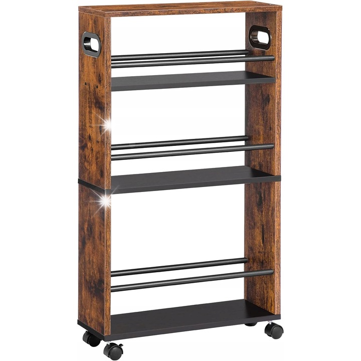 Hoobro konyhai kocsi, 4 szintes, 45x15x80cm