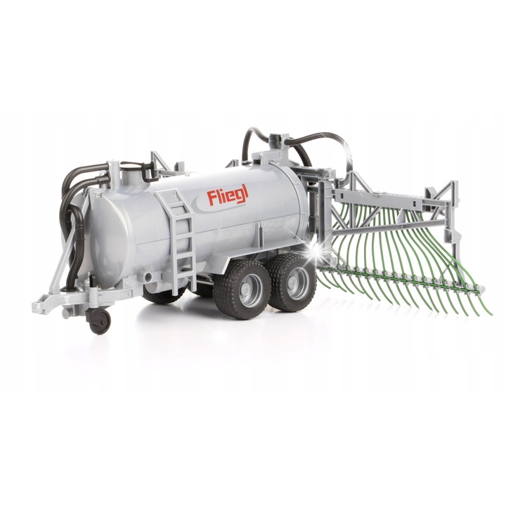 Remorca cisterna Flieg + aspersor Bruder 02020, 41x48x19cm, pentru copii peste 3 ani