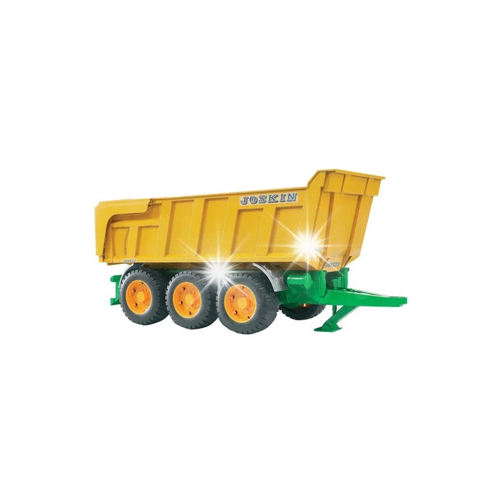 Remorca basculanta Bruder Joskin, galben, 45.7x18x20.8cm