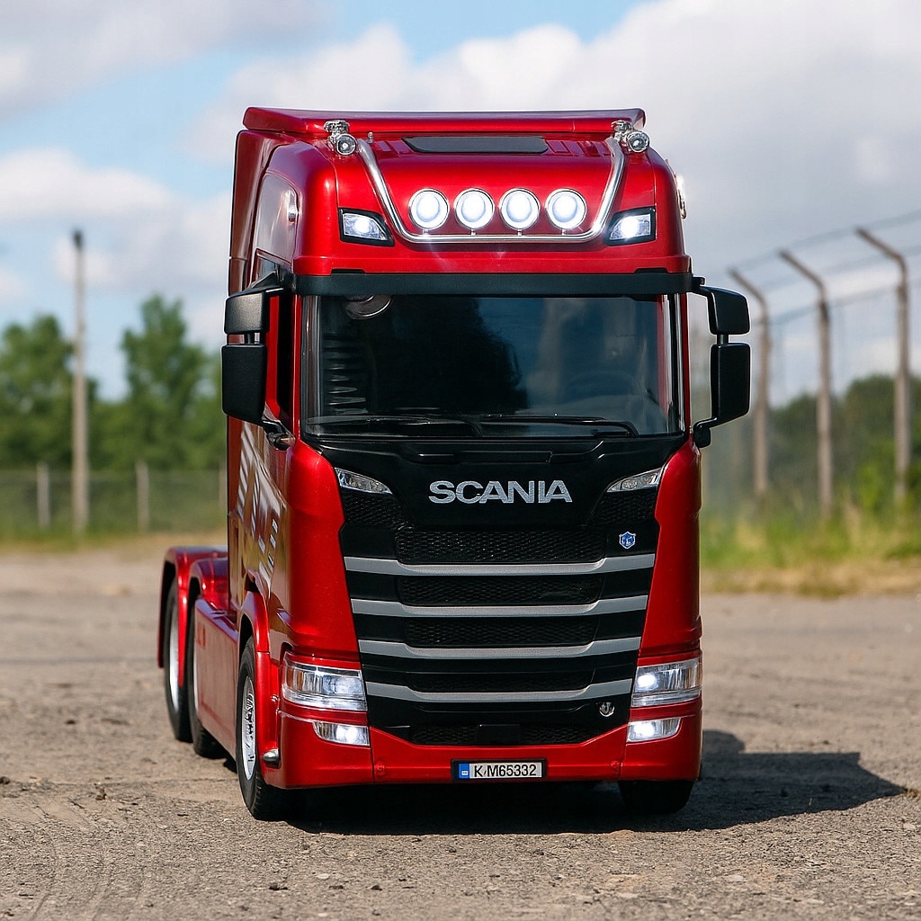 Camion de jucarie, Scania 770S, Huina Toys, 1:18, 39 cm, 2.4GHz