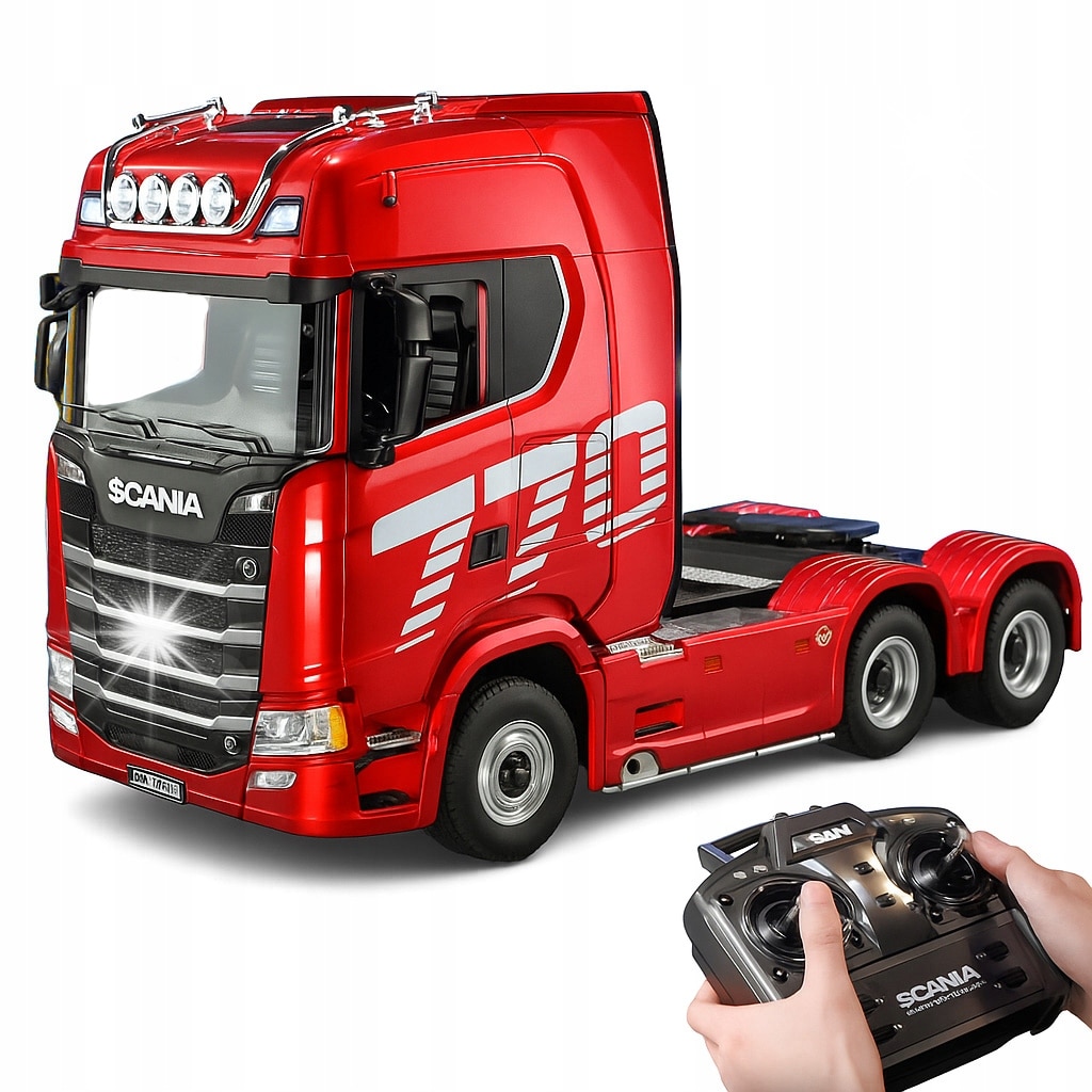 Camion de jucarie, Scania 770S, Huina Toys, 1:18, 39 cm, 2.4GHz