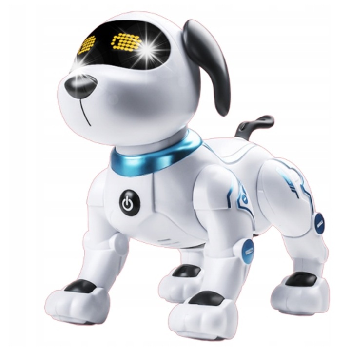 Роботика за играчки, Dumel, Интерактивно робо-куче, с дистанционно управление, програмируемо, 4xAA, 2xAAA, многоцветно