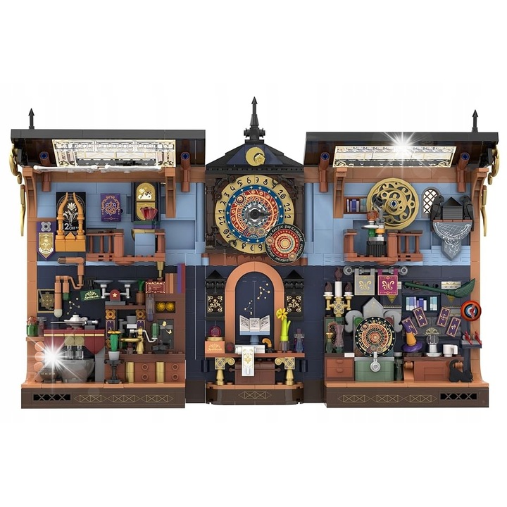 Set de constructie Insoon KLOCKI DOMEK KSIEGOZBIOR MAGICZNA ALCHEMIA, 935 piese
