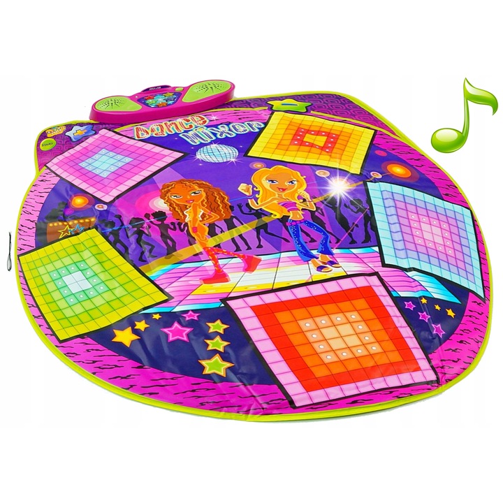 Covor muzical interactiv, Emaj, 2 programe, iluminare LED, set